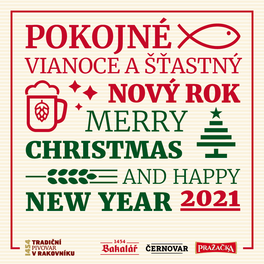POKOJNÉ VIANOCE A ŠŤASTNÝ NOVÝ ROK