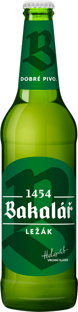 Fľaša piva Bakalář Ležiak