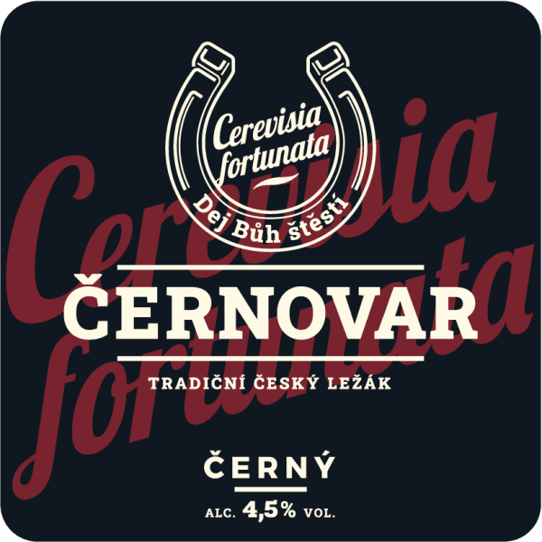 Fľaša piva Černovar - Čierne Pivo