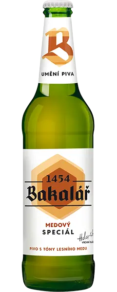 Bakalář medový špeciál - fľaškové pivo