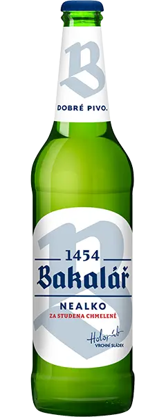 Bakalář nealkoholický za studena chmelený - fľaškové pivo
