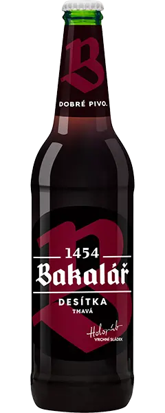 Bakalář tmavá desiatka - fľaškové pivo