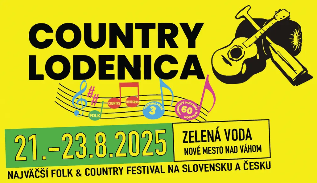 Country Lodenica - 21.-23.8.2025 - Zelená Voda - Nové Mesto nad Váhom